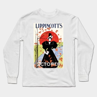 LIPPINCOTT'S OCTOBER 1895 Monthly Magazine Publication by William Carqueville Long Sleeve T-Shirt